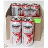 Image 1 : 6 CANS OF ROCKSTAR PUREW ZERO FRUIT PUNCH