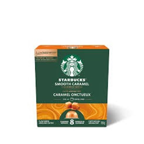 NEW 255G STARBUCKS SMOOTH CARAMEL FLAVOURED COFFEE