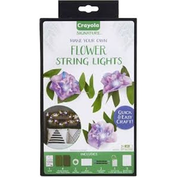 NEW CRAYOLA FLOWER STRING LIGHTS