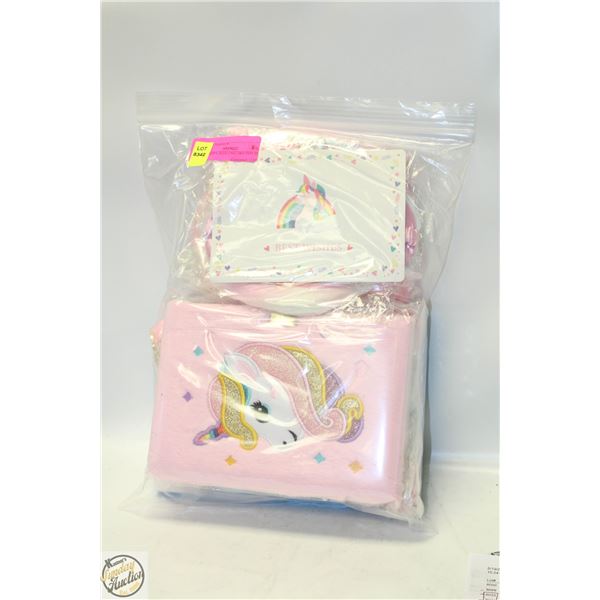 NEW REPACKED UNICORN TOY SET