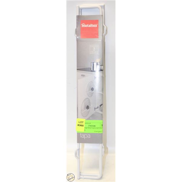 NEW METALTEX TAPA SET OF 2 LID HOLDERS