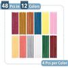 Image 1 : NEW 48 PIECES MR PEN GLITTER HOT GLUE STICKS