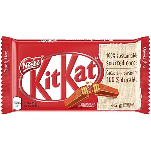 NEW 4 X 4 X 45G NESTLE KITKAT
