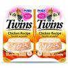 Image 1 : NEW 8 X 35G INABA TWINS CHICKEN RECIPE