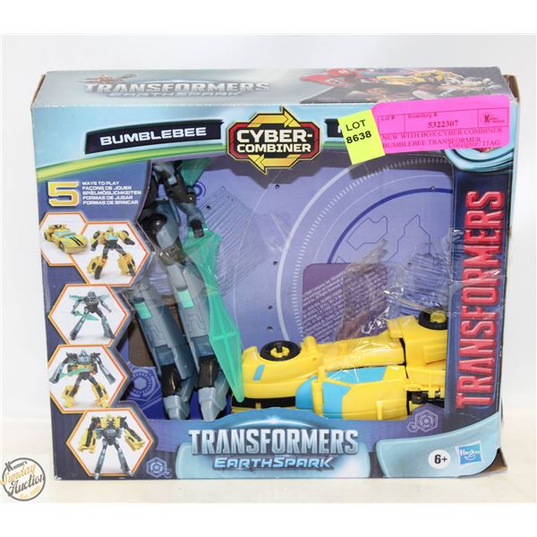 NEW WITH BOX CYBER COMBINER BUMBLEBEE TRANSFORMER