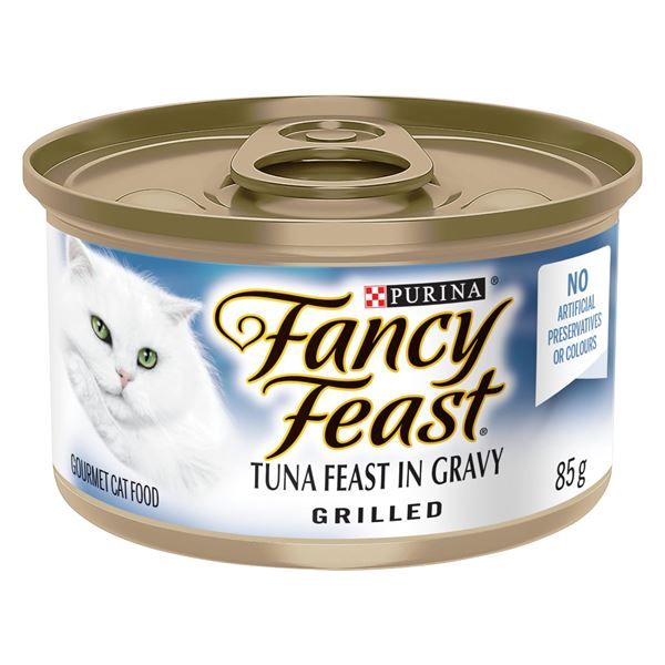 NEW REPACKED 24 X 85G PURINA FANCY FEAST GRILLED
