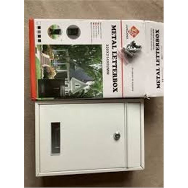 BRAND NEW JUNLANG METAL LETTERBOX 320X214X82MM