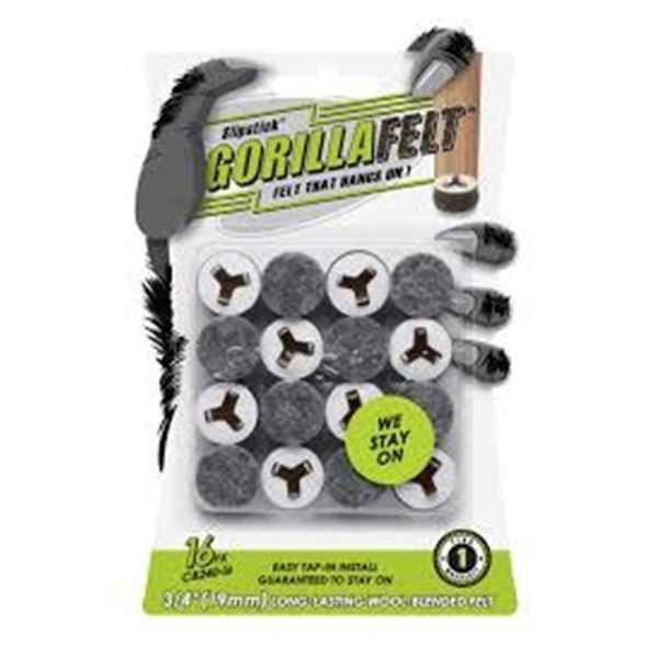 NEW 16 PACK SLIPSTICK GORILLA FELT