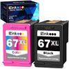 Image 1 : NEW 2 PACK EZINK 67XL INK CARTRIDGE