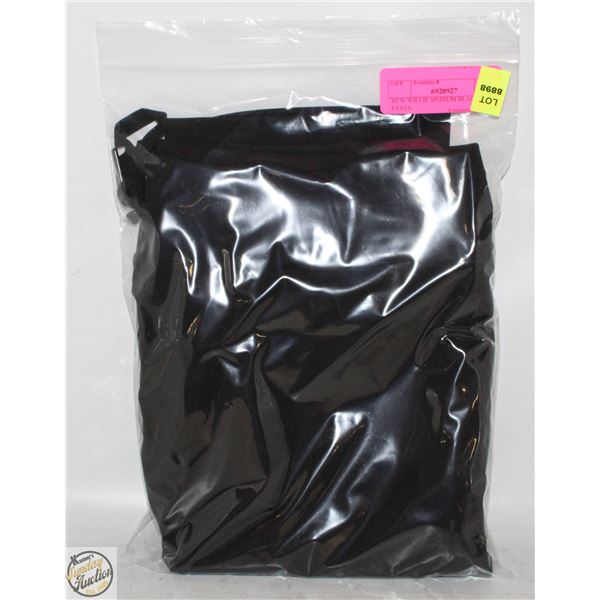 NEW WILLIE MEDIUM BLACK TRACK PANTS