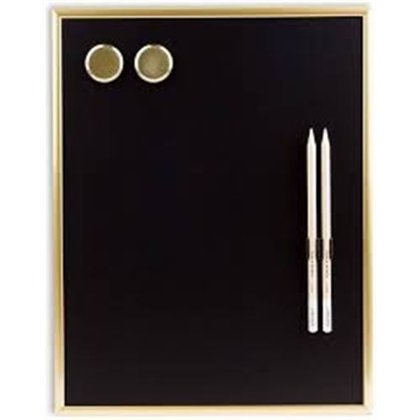 BRAND NEW UBRANDS GOLD METAL FRAME CHALKBOARD
