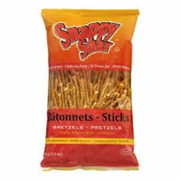 NEW 2 X 426G SNAPPY SNAX STICK PRETZELS