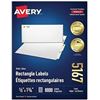 Image 1 : NEW WITH BOX AVERY 8000 LABELS RECTANGLE LABELS