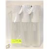 Image 1 : NEW 3 PACK OF WHITE SPRAY BOTTLE