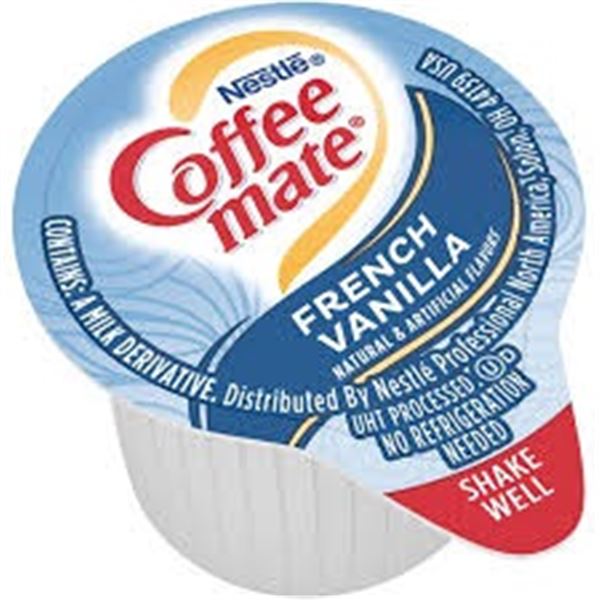 NEW 180 X 11ML MATE LIQUID COFFEE CREAMER FRENCH V