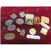 Image 1 : Vintage Fobs, Belt Buckle, Badge, Lighter, Marbles & 