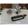 Image 1 : 2 Antique "Take Your Finger Off" Fans, Water Sprinkler