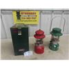 Image 1 : 2 Coleman Lanterns Model 321B & 200 , 1 Has Metal Case. 