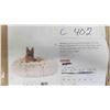 Image 1 : Bedfolks Calming Donut Dog Bed, 45 Inch Round Plush Bed 