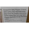 Image 2 : hoopyosms Baby Playpen 12 Panels With Safety Gate Adjustable 