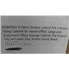 Image 2 : DSAFGGY 4 Fabric Drawer Lateral File Cabinet, Filing Cabinet for Home
