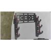 Image 2 : Sword Holder Katana Wall Mount - 4 Tier Velvet Padded Katana 