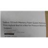 Image 2 :  Swbvs 10 Inch Memory Foam Queen Mattress - Firm Hybrid 