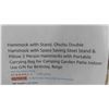 Image 2 : Hammock with Stand, Ohuhu Double Hammock with Space Saving Steel 