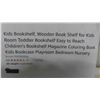 Image 2 : Kids Bookshelf, Wooden Book Shelf for Kids Room Toddler Bookshelf Easy 
