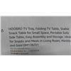 Image 2 : HOOBRO TV Tray, Folding TV Table, Stable Snack Table for Small 