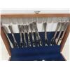 Image 2 : Oneida Stainless Flatwear Set with Case 