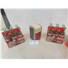 Image 1 : Coca Cola Café Napkin Dispenser, (2) 6 Pack Coca Cola