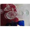 Image 3 : Crystal Wine Glasses, Decanter, Coasters, Copper Vase, 