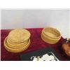 Image 8 : Crystal Wine Glasses, Decanter, Coasters, Copper Vase, 