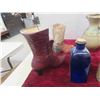 Image 3 : Pottery Vases, Stoneware Jugs, Cobalt Bottle 