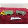Image 1 : Dinky Truck with Stake Box and Wagon 