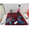 Image 1 : Lava Lamp, Metal Display of Star and Moon, Guitar Player 