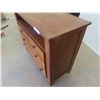 Image 2 : Oak Flat Screen TV Stand with Bottom Drawer 36'' x 42'' x 18'' 