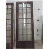 Image 2 : 2 Vintage Solid Wood French Doors 34 1/4X90