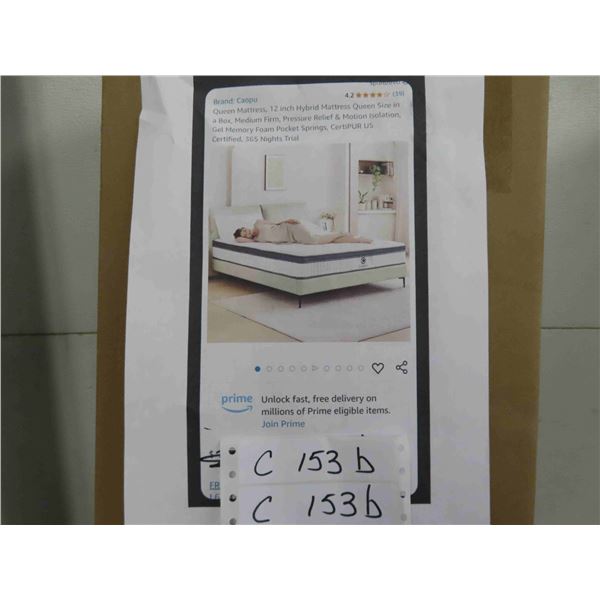 New- Caopu 12" Hybrid Mattress Queen 