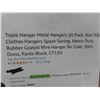 Image 2 : Topis Hanger Metal Hangers 20 Pack,
