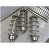Image 2 : 3 Stainless Torches with Poles. New or store reutrn.