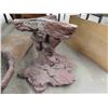 Image 2 : Garden Décor: Bird Bath with Pump 3 Pieces 