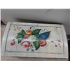 Image 8 : Vintage Folk Art Treasure Chest 25x14x13.5"
