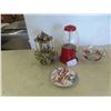 Image 1 : Gumball Machine, Need Nut on Top, Decanter, Bowl, 