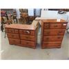 Image 1 : 2 Dressers (Pine Look) 39'' x 16'' x 28'' & 30'' x 44'' x 16'' 