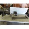 Image 1 : Metal Hanging Planter , Log Newspaper Roller