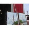 Image 2 : 2 Closet Mirrored Door with Rollers , Curtain Rod 