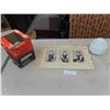 Image 1 : Vintage Lamp Shade, Picture Frame 19'' x 11'' & More 