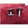 Image 2 : Sterling Silver Cufflinks 12 Gram Total Weight 